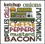 (image for) Subway Art - Food Truck - Burgers